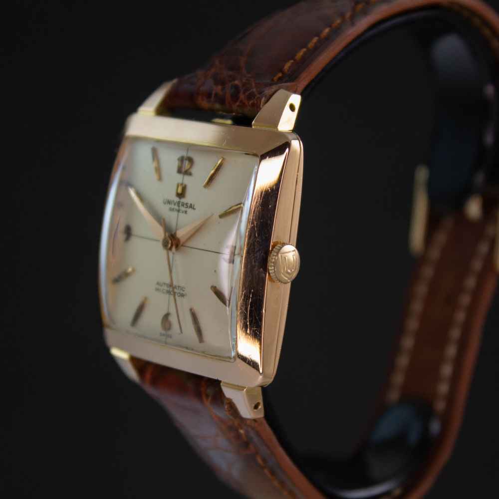 Watch Universal Geneve Square Microrotor Rose 18k second-hand