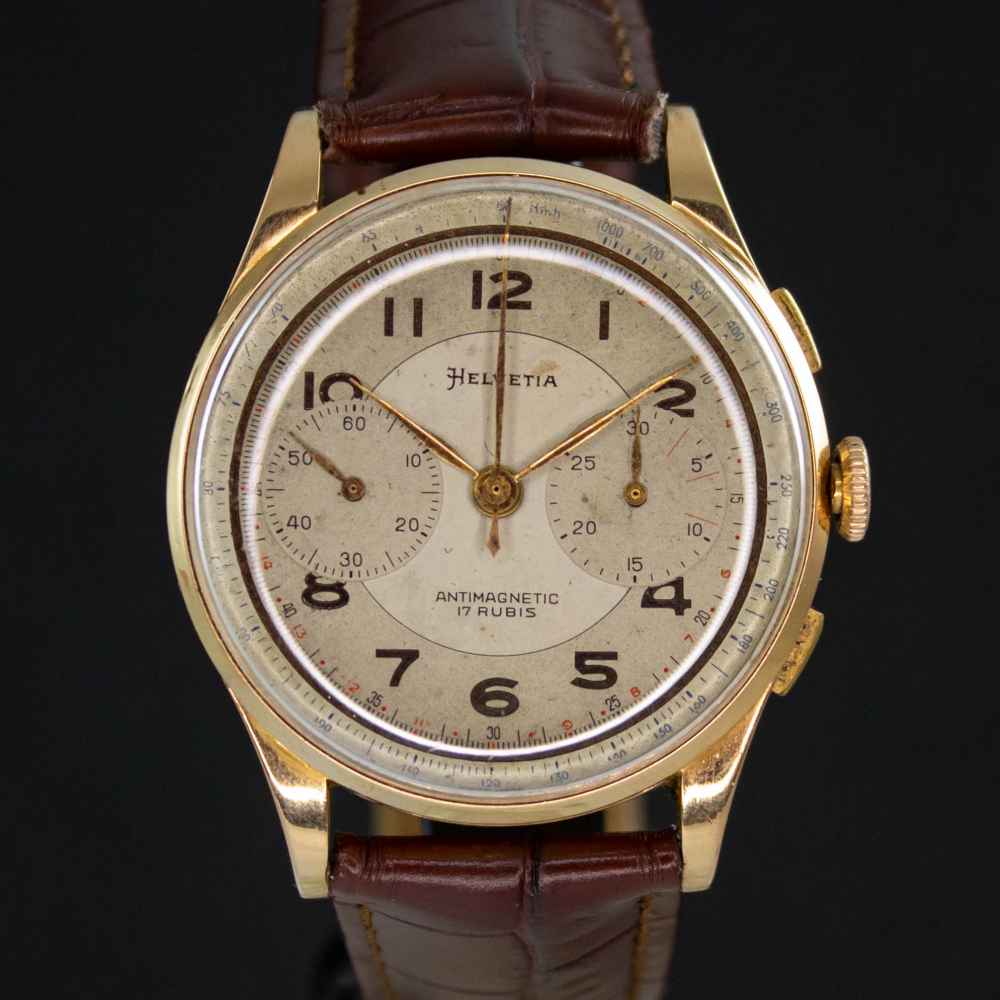 Watch Varios Helvetia Vintage Chrono 18k second-hand