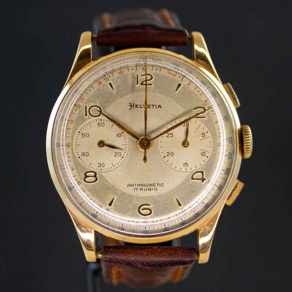 Watch Varios Helvetia Vintage Chrono 18k second-hand