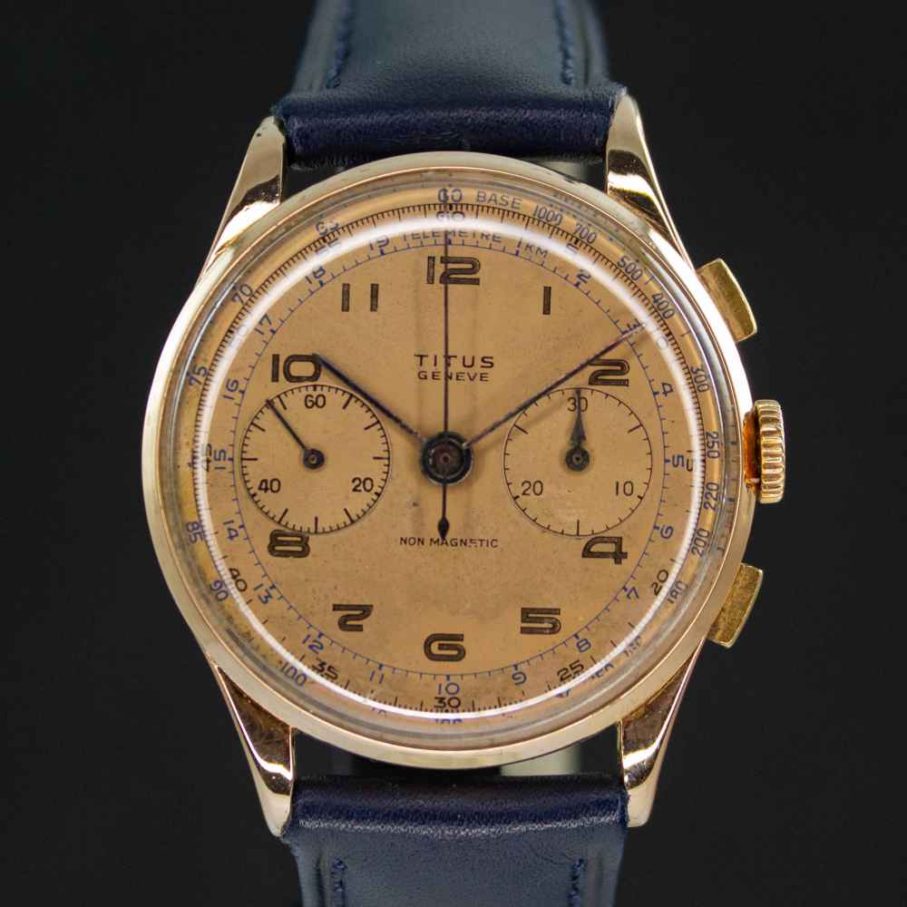Reloj Titus Chrono Vintage 18k inicio.second_hand
