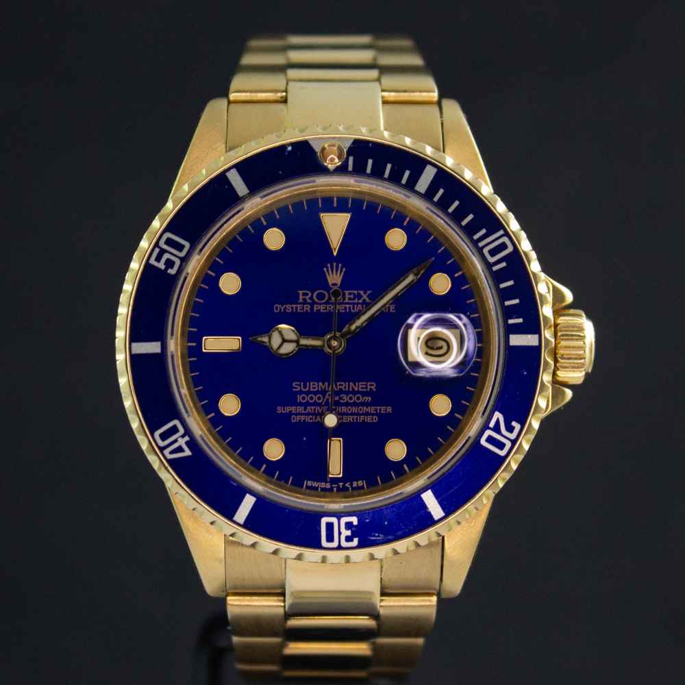 Reloj Rolex Submariner Date 18k inicio.second_hand