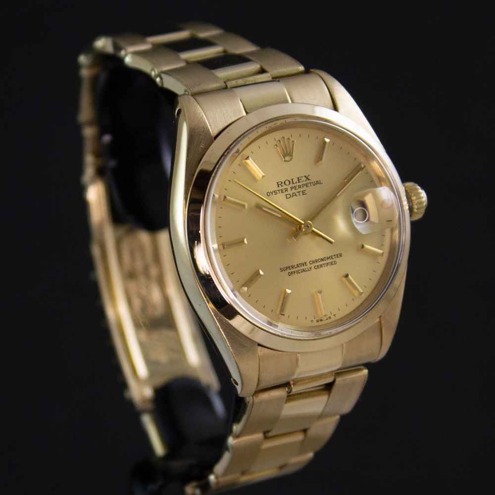 Watch Rolex Date 18k second-hand