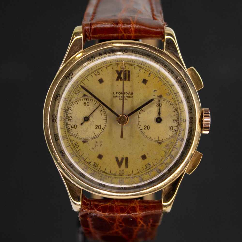 Watch Varios Leonidas Vintage Chrono 18k second-hand