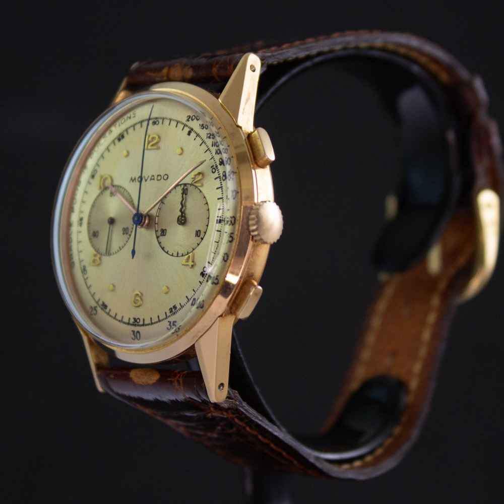 Watch Movado Vintage Chrono 18k second-hand