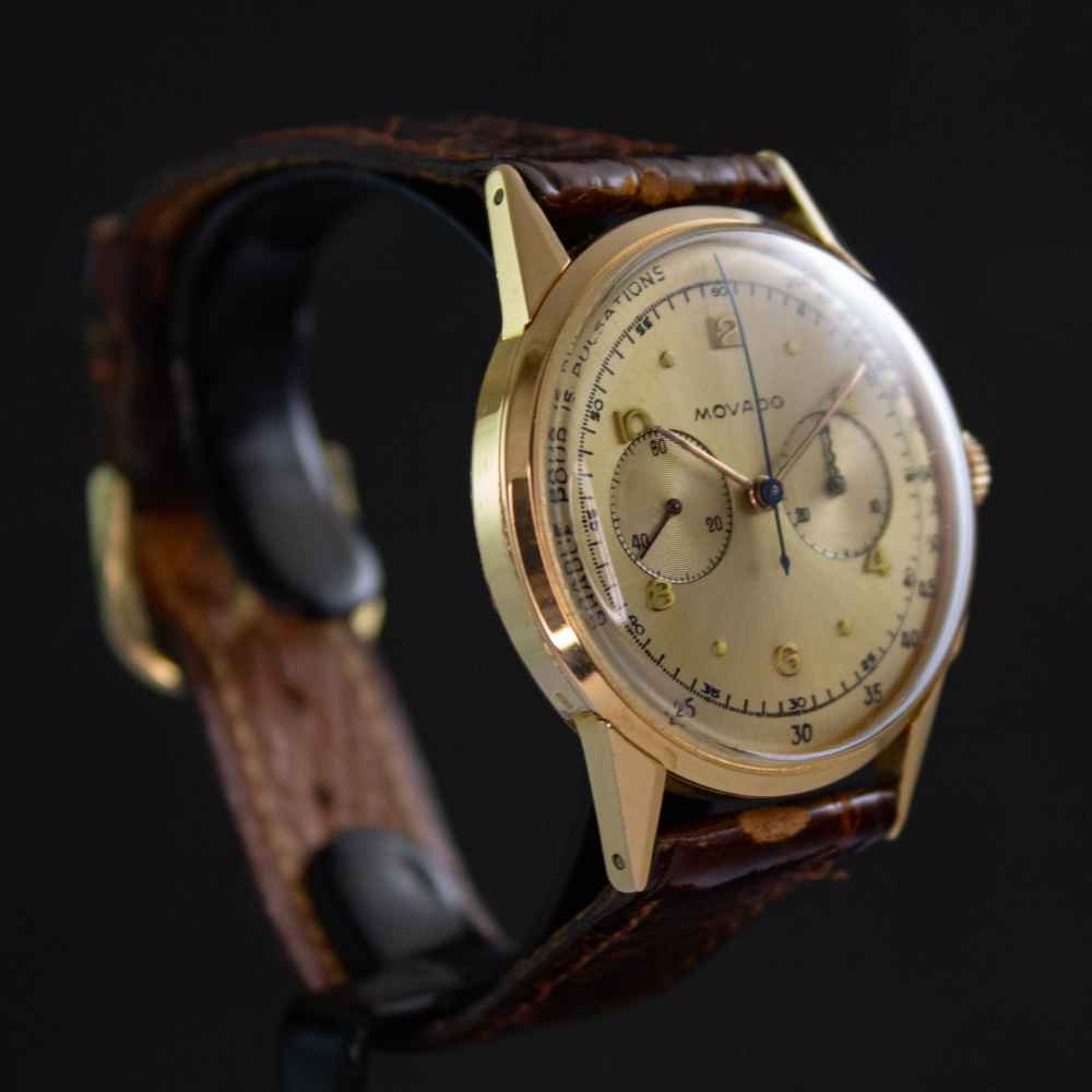 Watch Movado Vintage Chrono 18k second-hand