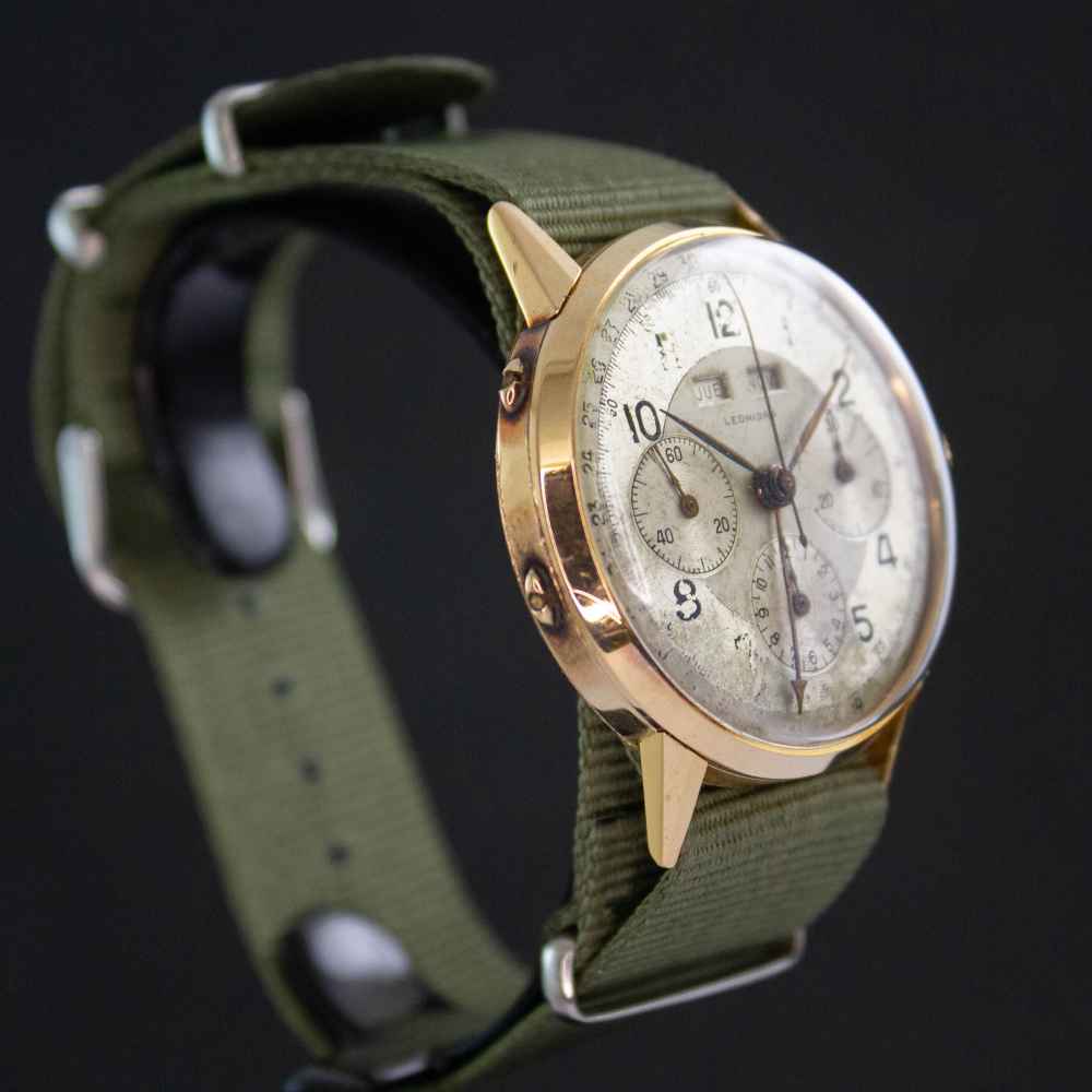 Watch Varios Leonidas Vintage Chrono 18k second-hand