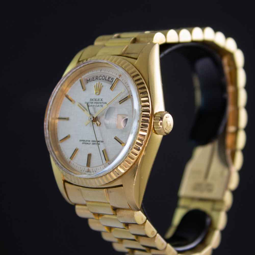 Reloj Rolex Day-Date '' Linen Dial '' inicio.second_hand