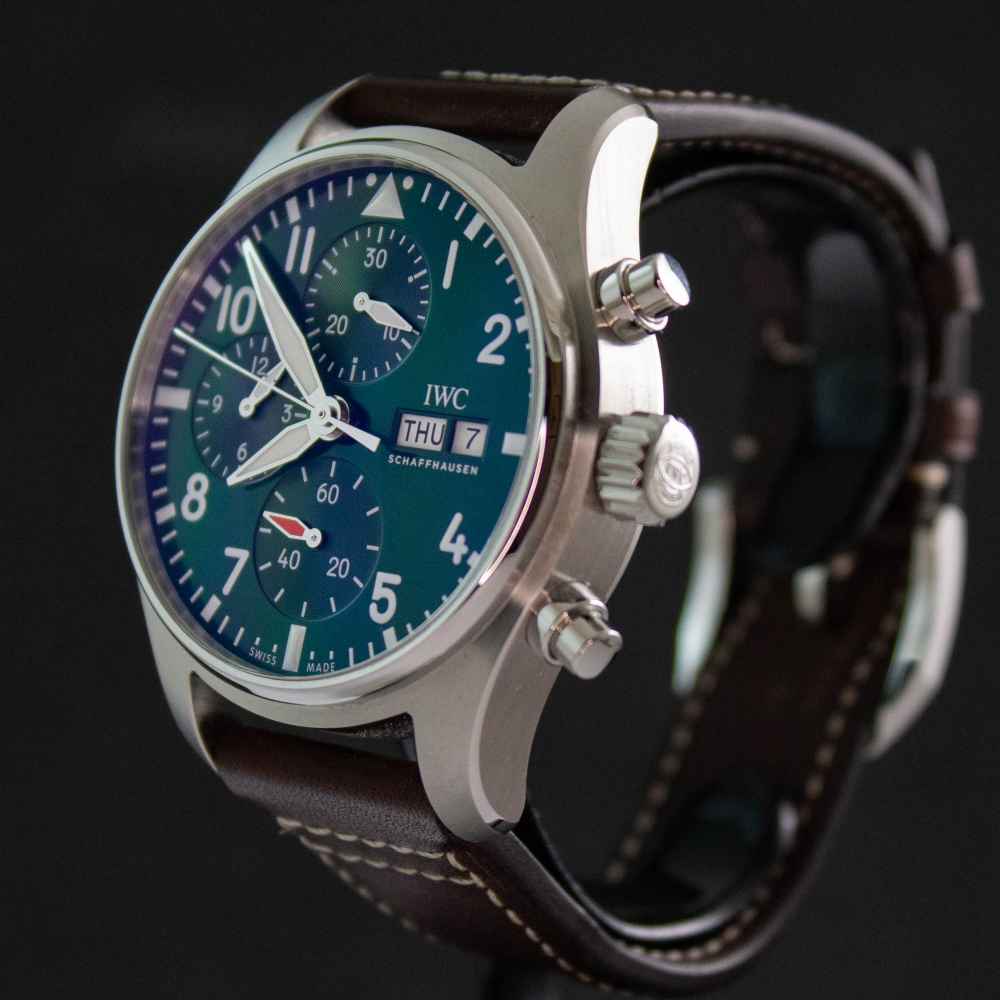 Reloj IWC Racing Green Chronograph Edition Watch Pilot inicio.second_hand