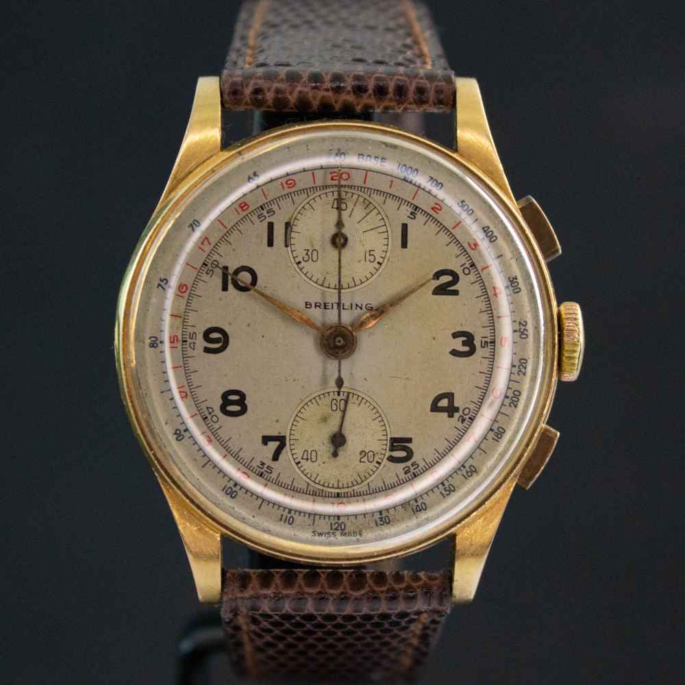 Watch Breitling Vintage Chrono 18k second-hand