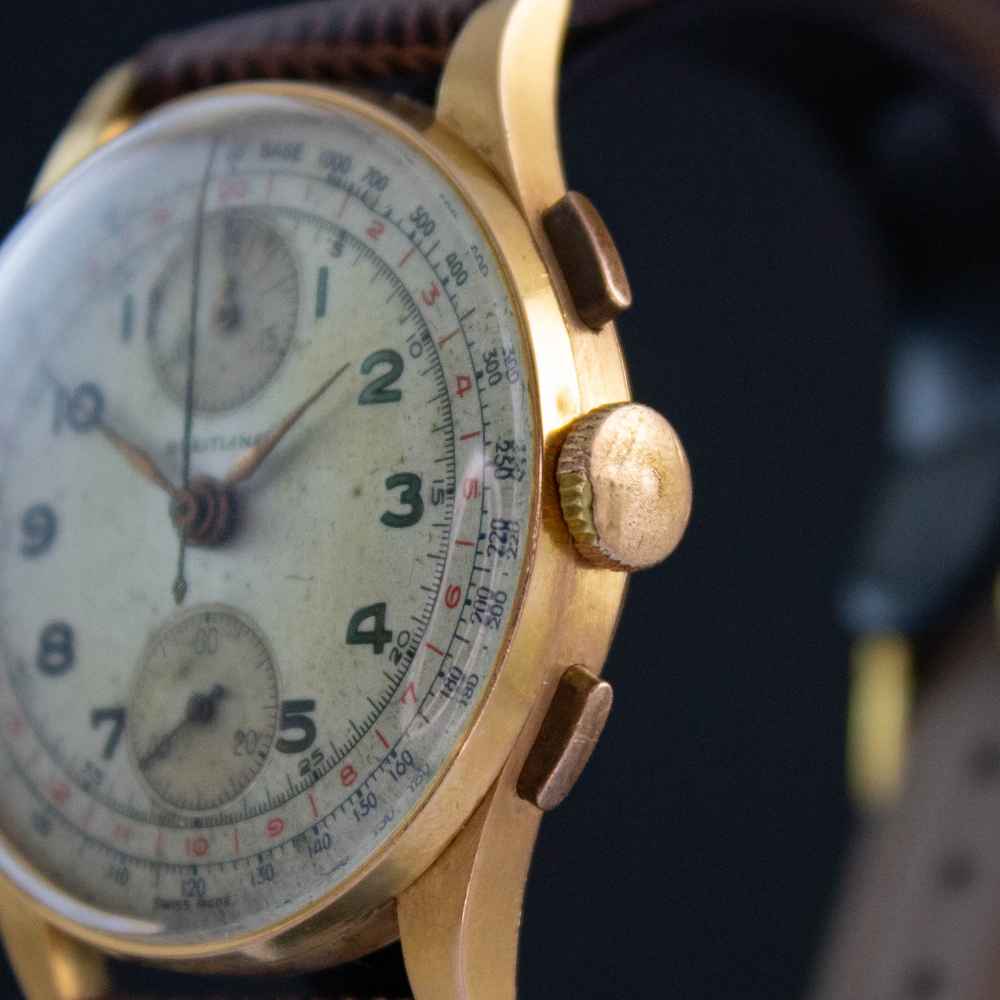 Watch Breitling Vintage Chrono 18k second-hand