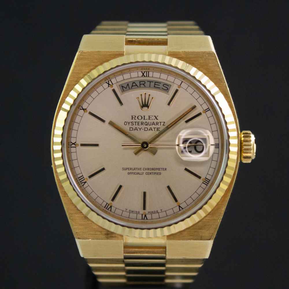 Watch Rolex Day-Date Oysterquartz second-hand