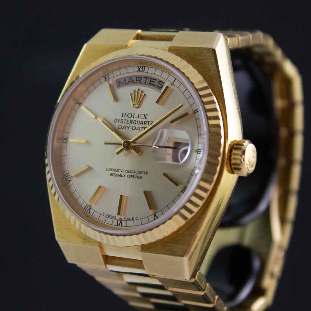 Watch Rolex Day-Date Oysterquartz second-hand