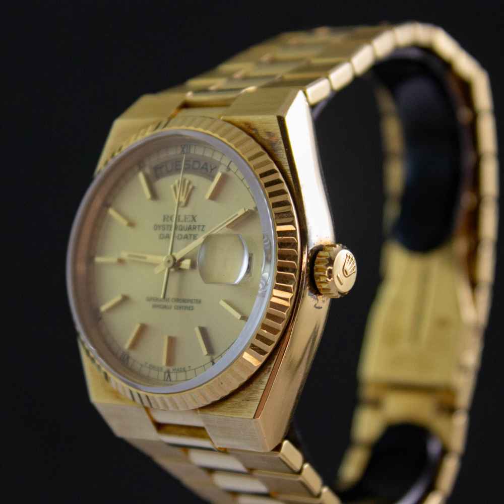 Watch Rolex Day-Date Oysterquartz second-hand