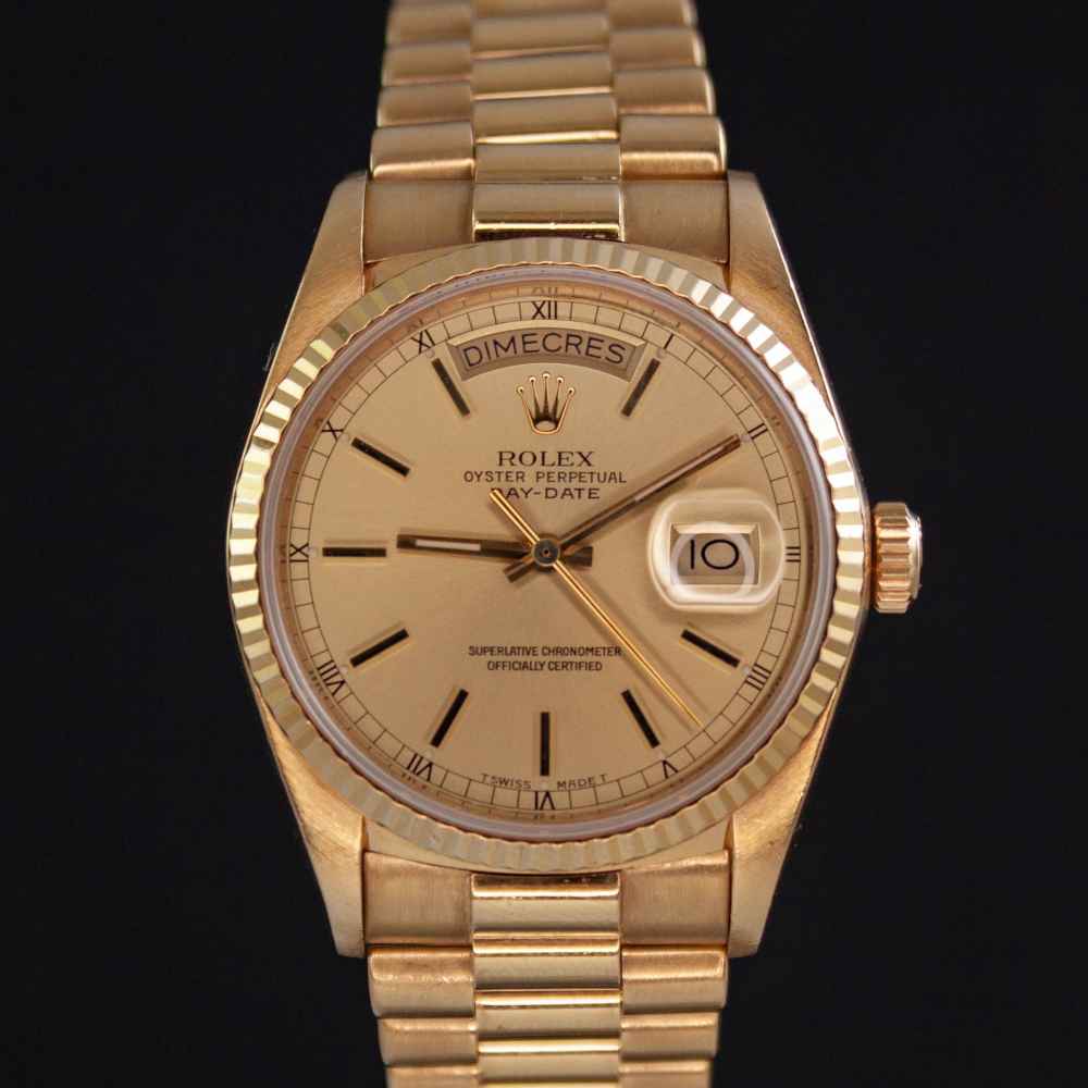 Watch Rolex Day-Date 36 second-hand