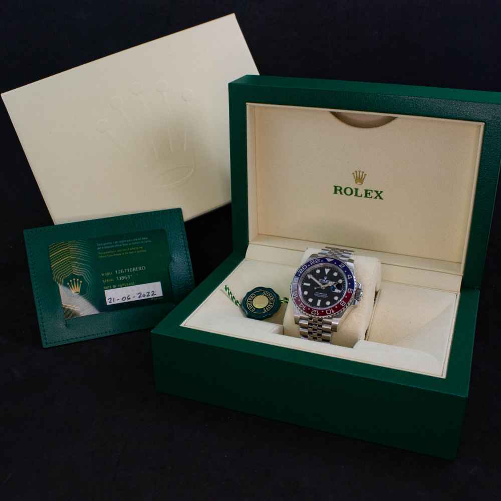 Reloj Rolex GMT Master II ''Pepsi'' inicio.second_hand
