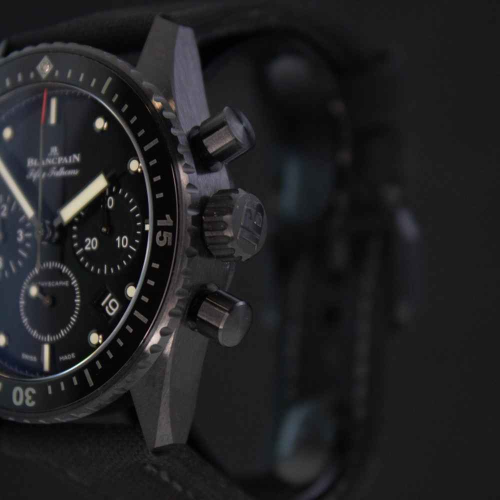 Reloj Blancpain Fifty Fathoms Bathyscaphe Flyback inicio.second_hand