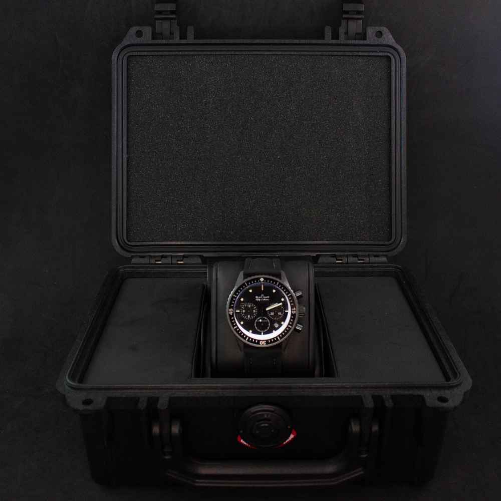 Reloj Blancpain Fifty Fathoms Bathyscaphe Flyback inicio.second_hand