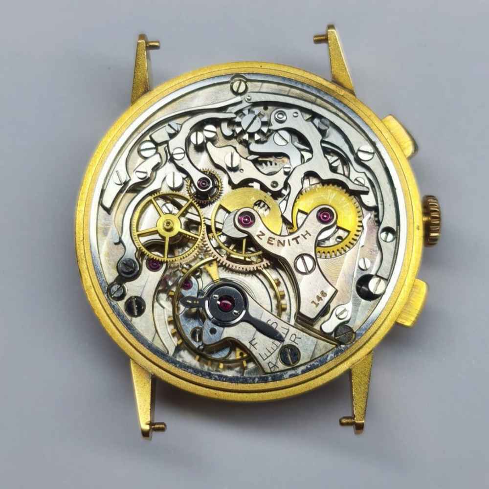 Reloj Zenith Chrono Vintage 18k inicio.second_hand