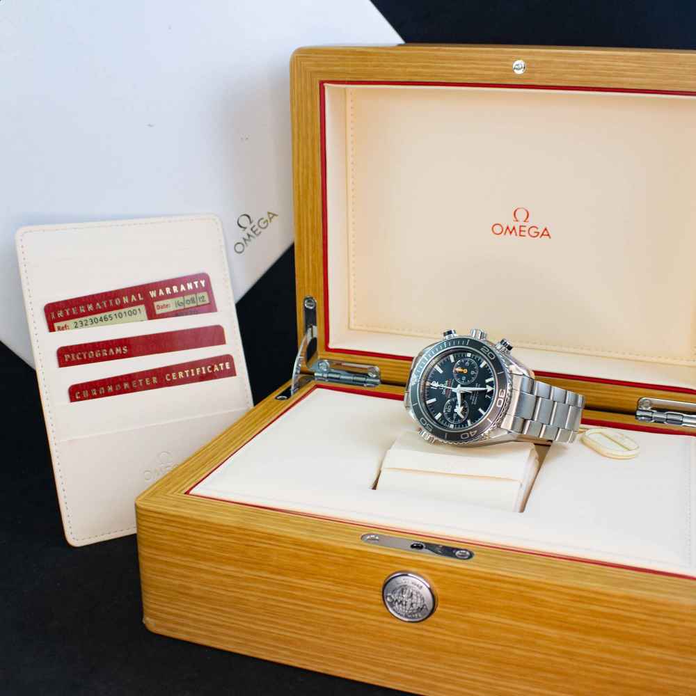 Watch Omega Seamaster Planet Ocean Chrono second-hand